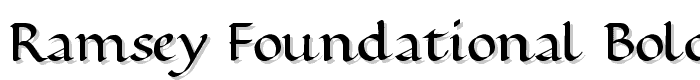 Ramsey Foundational Bold font